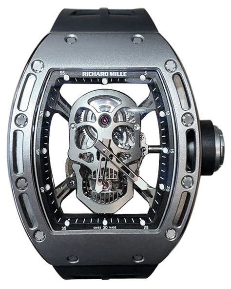 richard mille rm52 skull|richard mille skull watch.